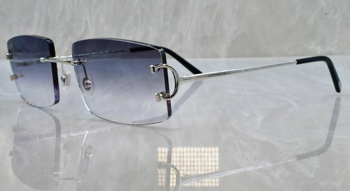 Pre-Owned Cartier C-Decor Sunglasses Black Gradient