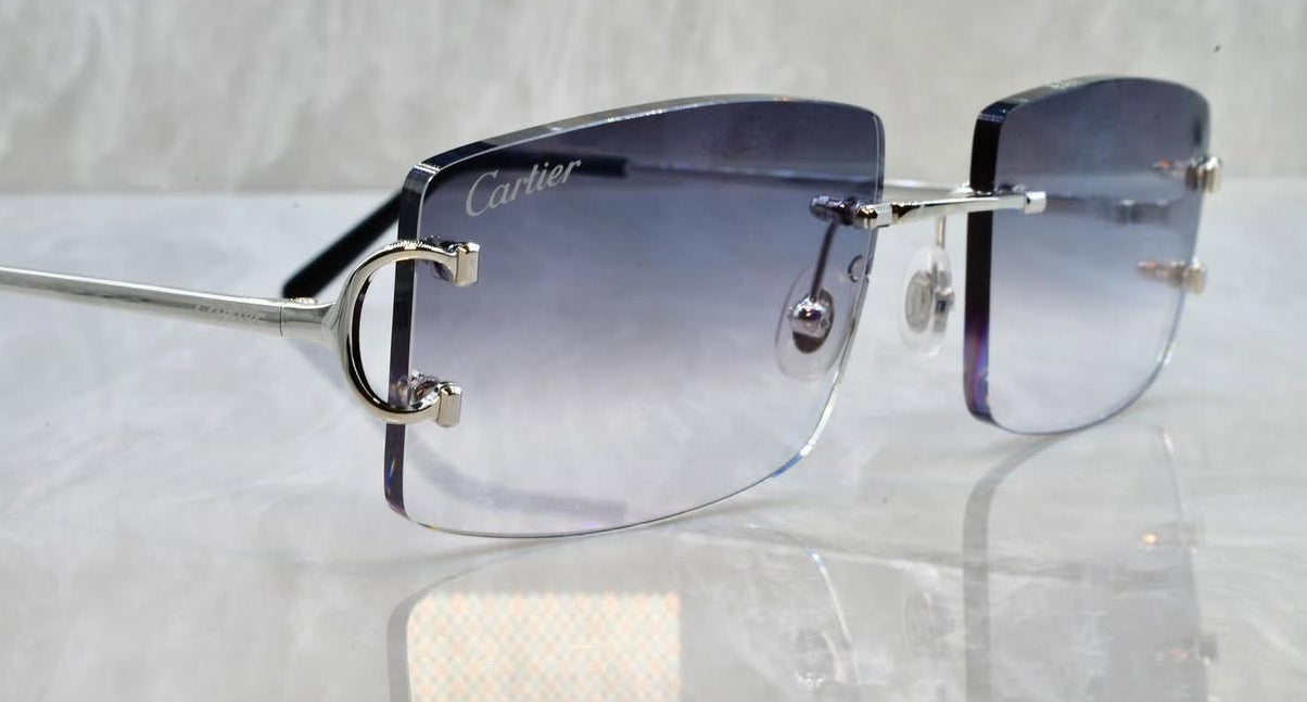 Pre-Owned Cartier C-Decor Sunglasses Black Gradient
